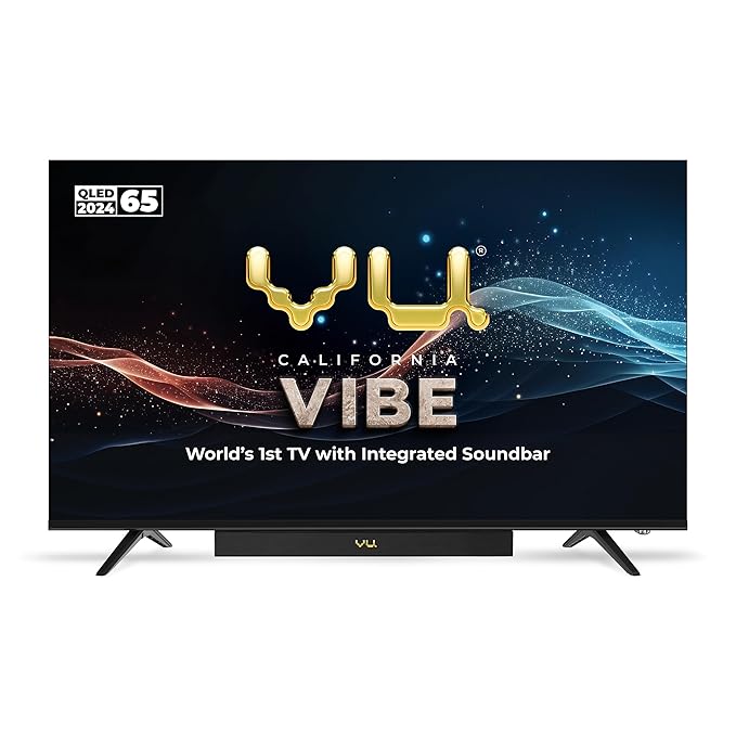 Vu 164cm (65 inches) Vibe Series QLED 4K Google TV